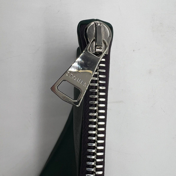 STOULS Leather Clutch Women's 3 Piece Set Green Pouches Wallet - Picture 8 of 14